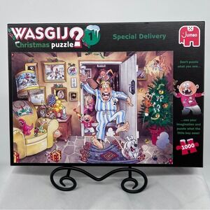 Jumbo Wasgij? 1 Special Delivery Christmas Puzzle 1000 Pieces Holiday Fun